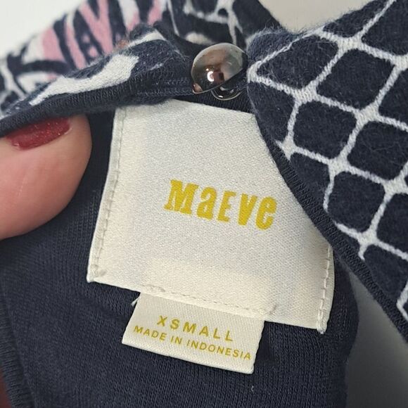 Anthropologie Maeve Fairchild Flared Floral Dress size XS - Picture 6 of 8